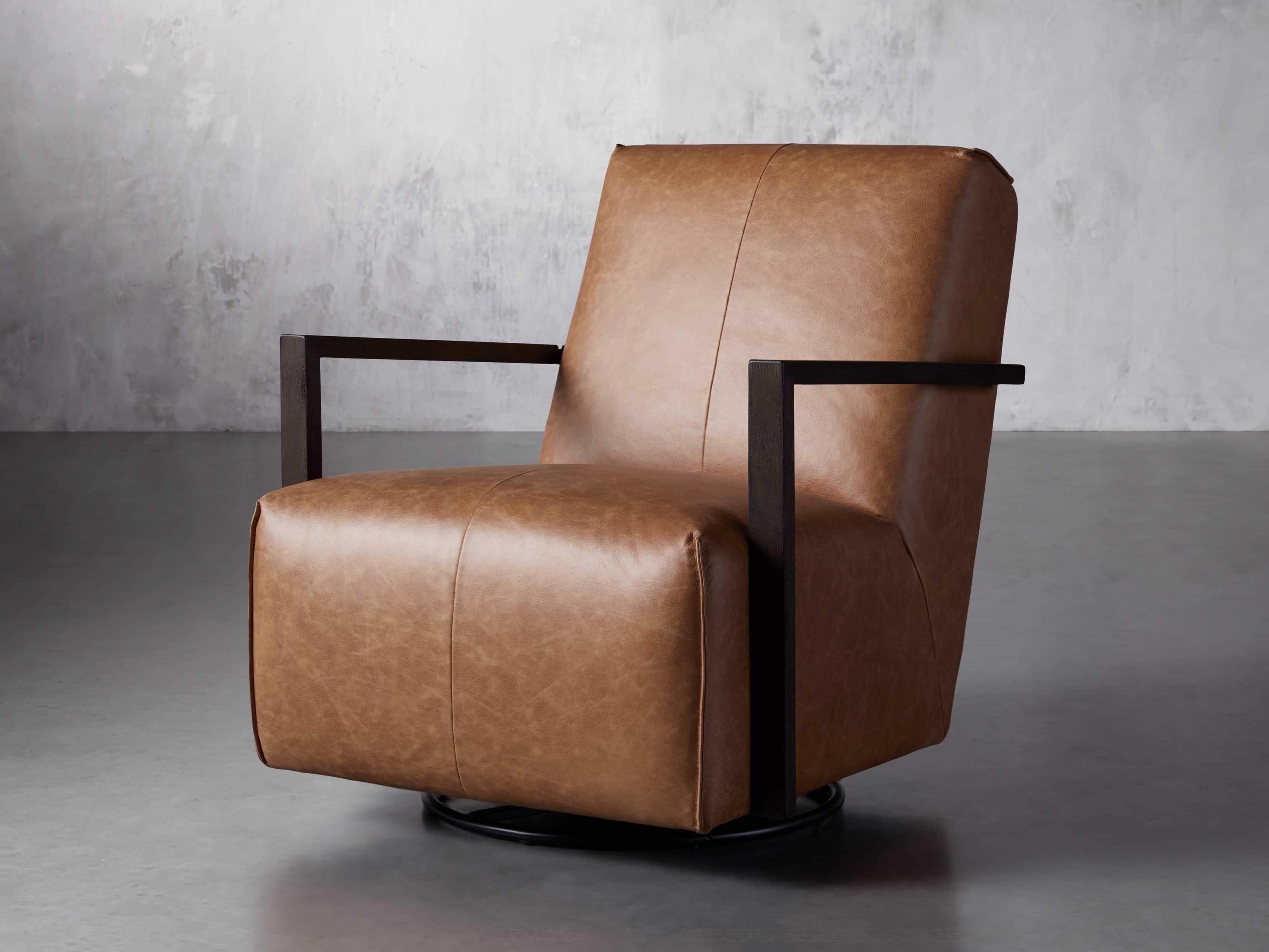 Walsh Leather Glider | Arhaus