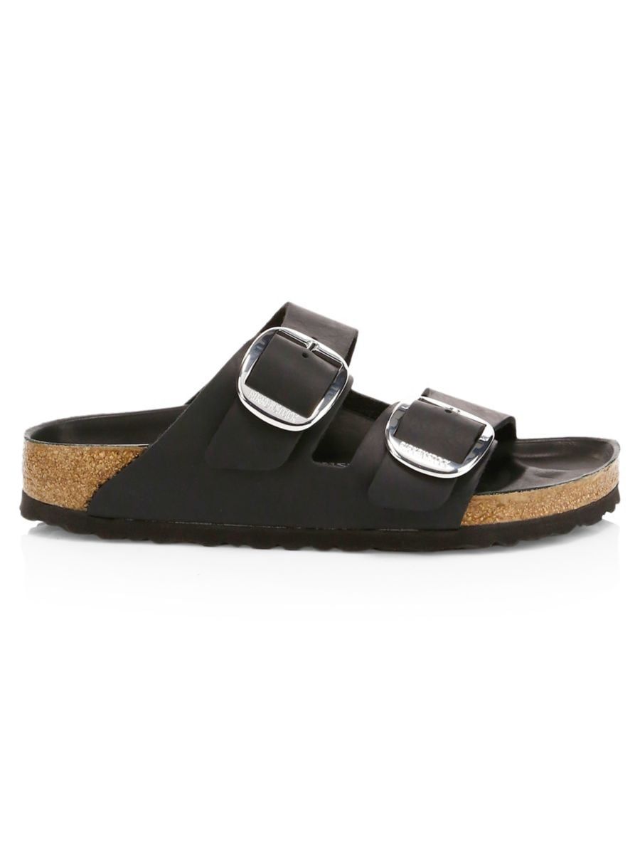 Arizona Big Buckle Leather Sandals | Saks Fifth Avenue