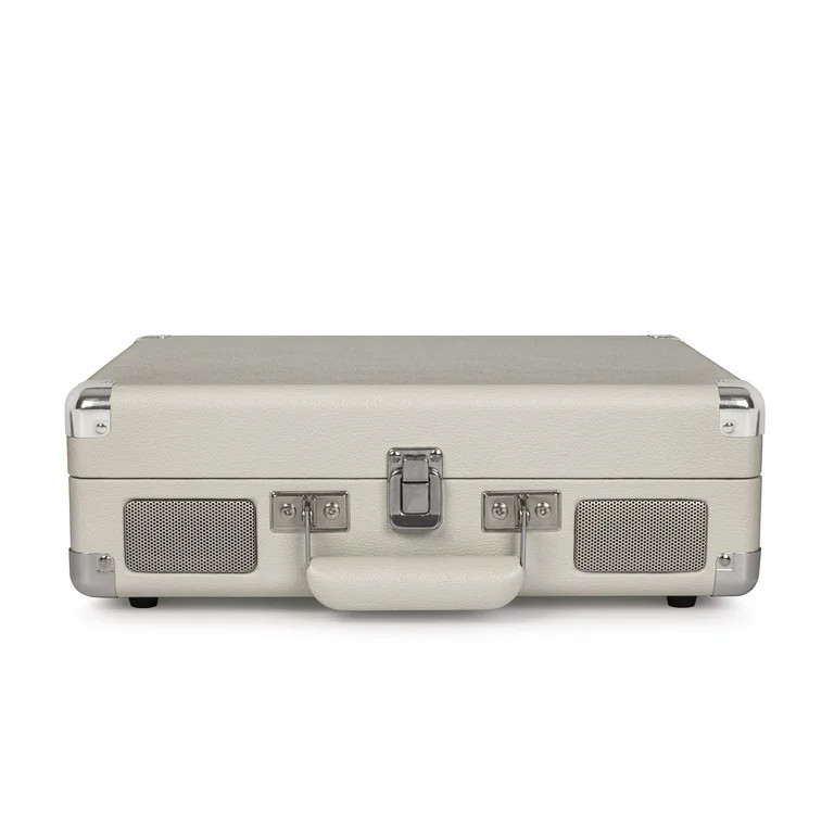 Crosley Cruiser Deluxe Stereo Turntable - White Sand - CR8005D-WS | Walmart (US)