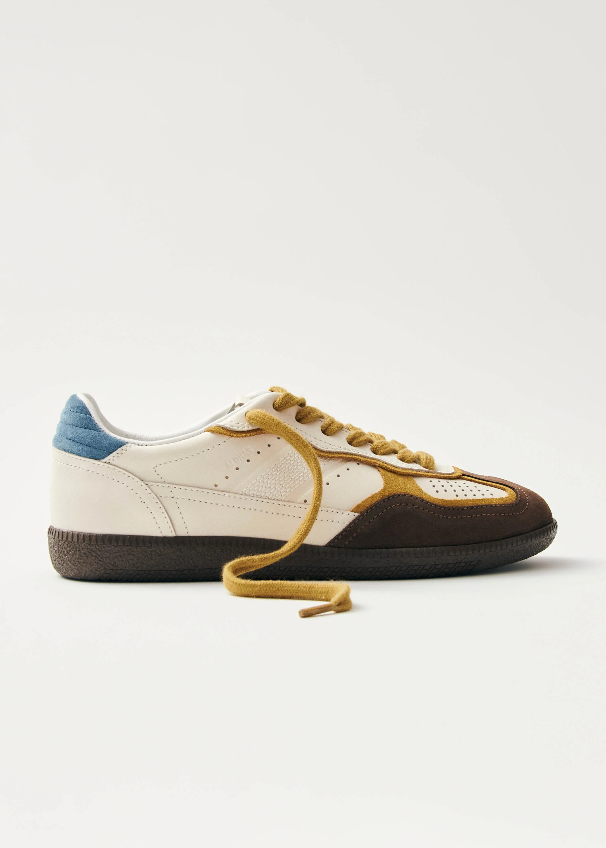 Tb.490 Bicolor Marigold Blue Leather Sneakers | ALOHAS | Alohas US