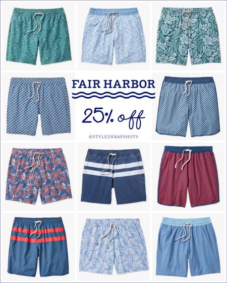 Fair Harbor Sale! Matt’s favorite swim trunks are 25% off, no code needed. His most worn style is The Bayberry 

men’s swim, men’s style

#LTKSwim #LTKFindsUnder100 #LTKMens