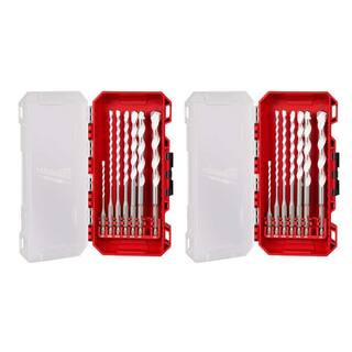 Shockwave Carbide Multi Material Drill Bit Set (14-Piece) | The Home Depot