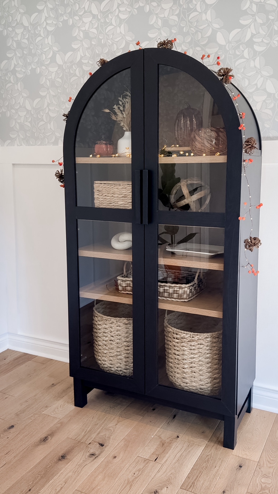 Arched cabinet ✨🤎🎃🍂👏🏻 

#LTKSeasonal #LTKHome #LTKHalloween