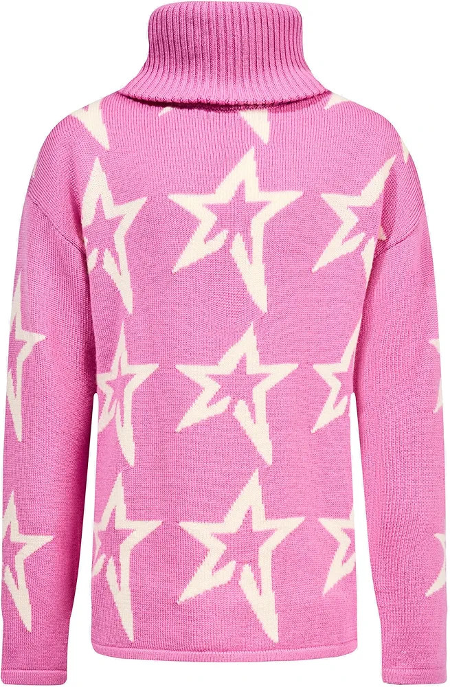 Amazon.com: Perfect Moment, Star Dust Sweater, L, Dark Charcoal Blue/Bluebird Star : Luxury Store... | Amazon (US)