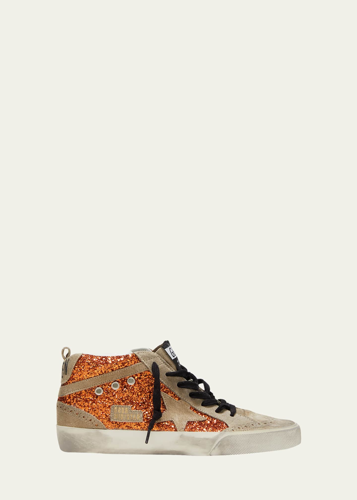 Mid Star Suede Glitter Sneakers | Bergdorf Goodman