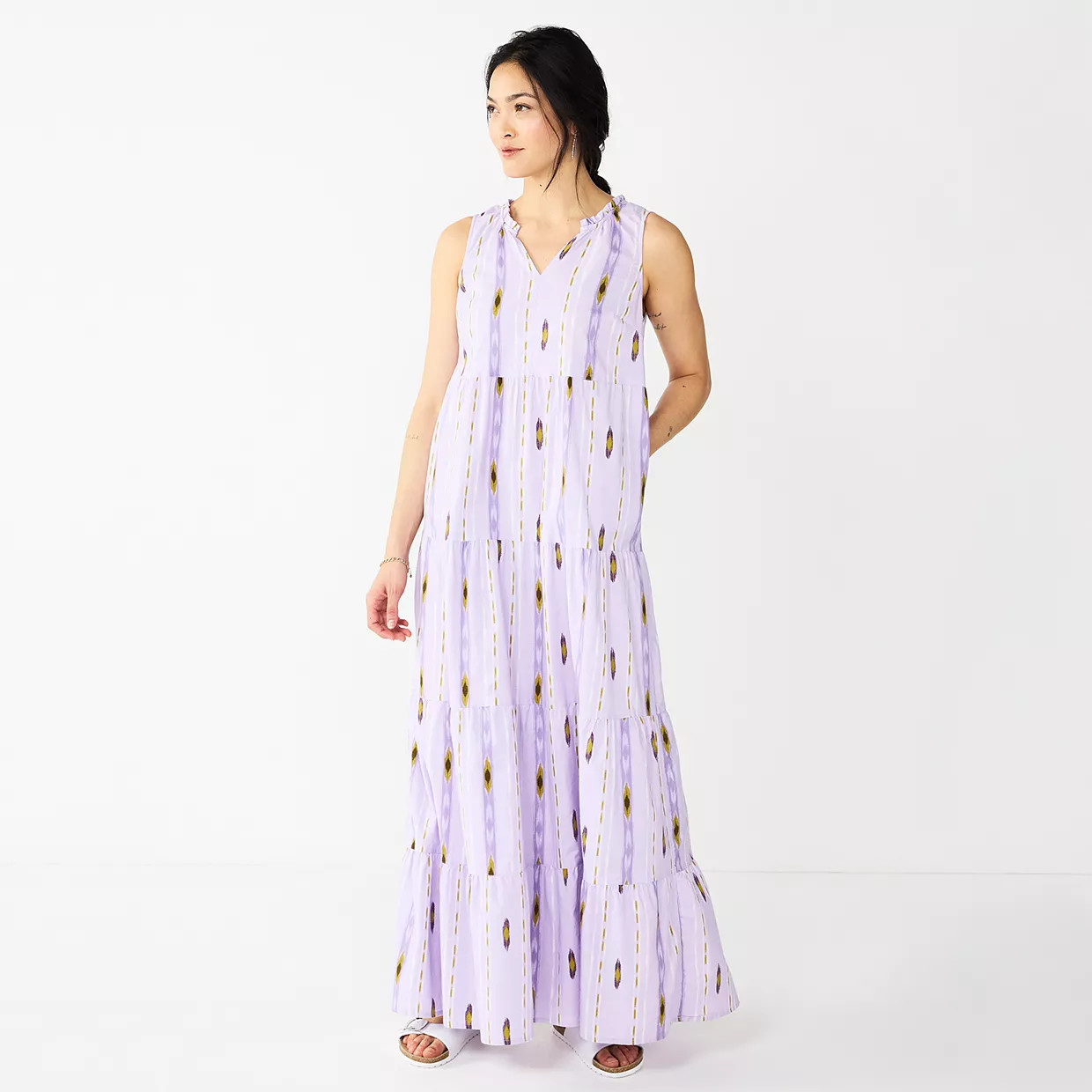 Women's Sonoma Goods For Life® Tiered Maxi Dress | Kohl's