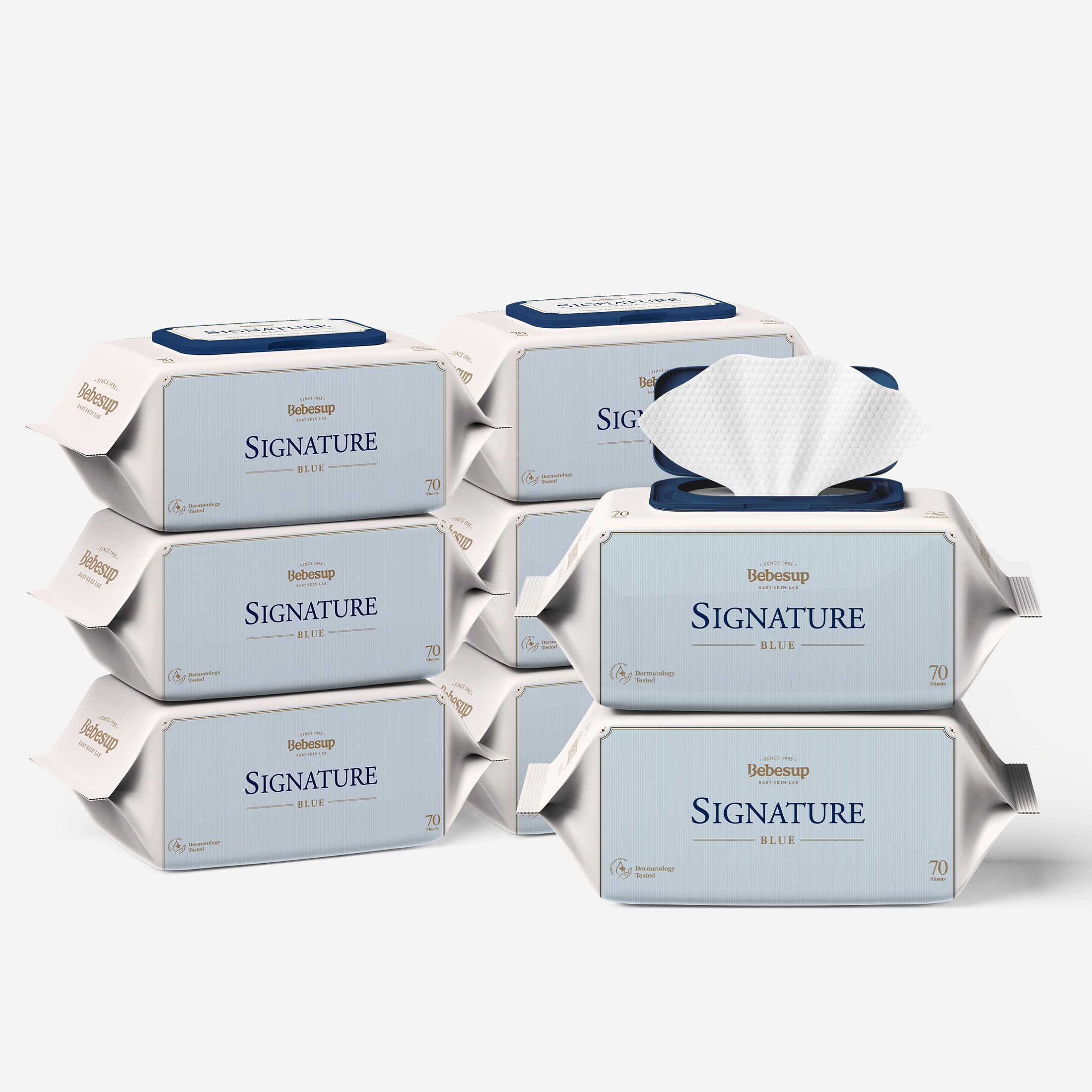 Korea’s #1 Signature Baby Wipes - Hypoallergenic Water-based Unscented Alcohol-Free Ultra-Thick... | Amazon (US)