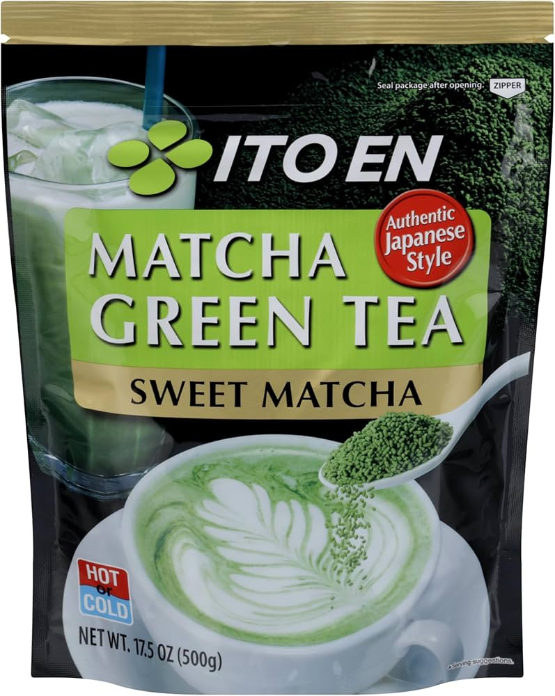 Ito En Matcha Green Tea, Sweet Powder, 17.5 Ounce (Pack of 1), Sweetened Green Tea Powder | Amazon (US)