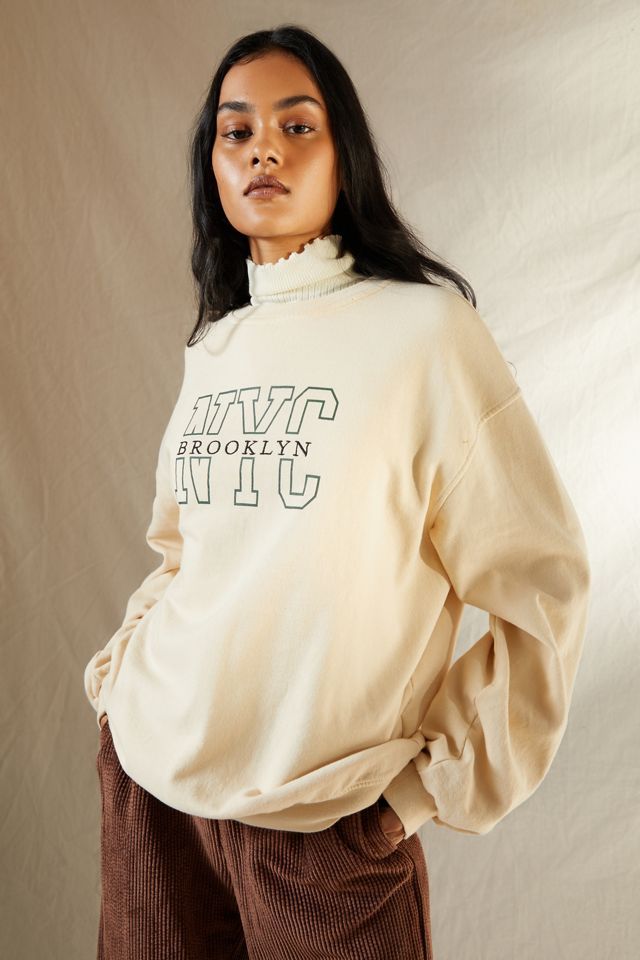 Embroidered Destination Crew Neck Sweatshirt | Urban Outfitters (US and RoW)