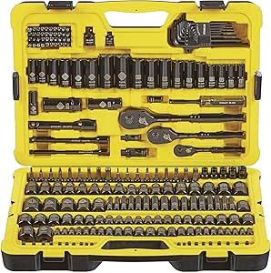 STANLEY Professional Grade Black Chrome NEW Mechanics Tool Set (Socket Set-229 pieces) | Amazon (US)