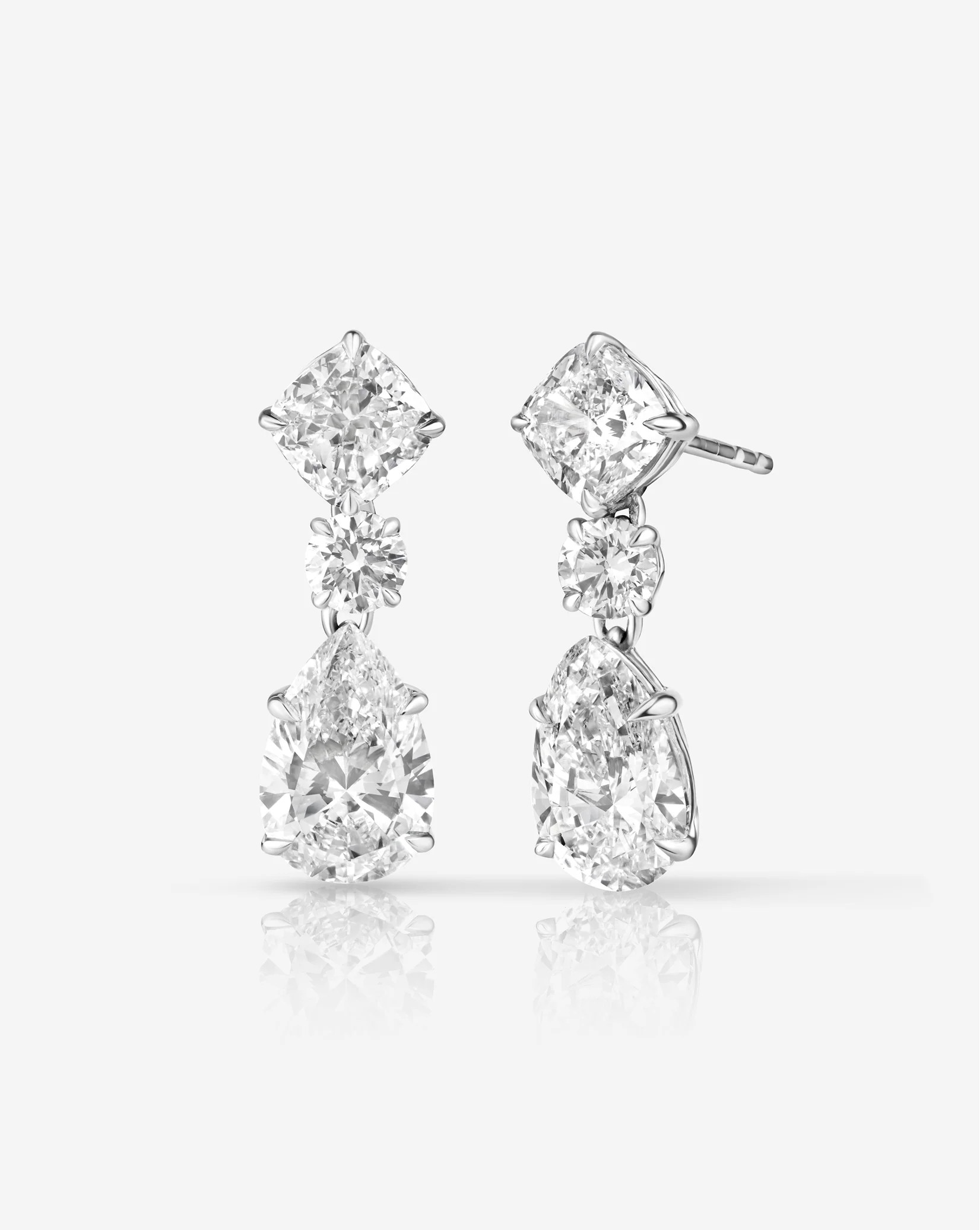 Lab Diamond Drop Earrings | Ring Concierge