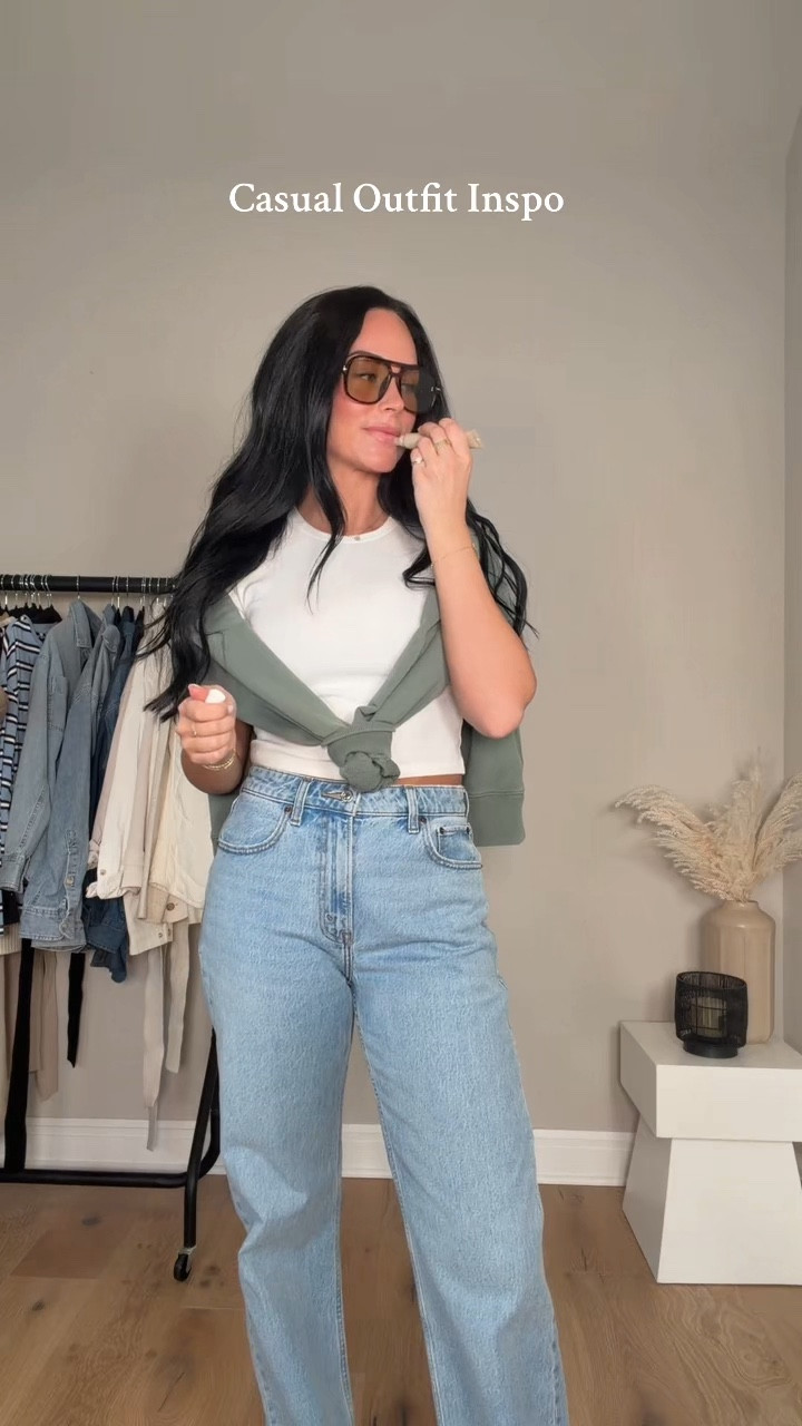 Casual simple OOTD 🖤 I’ll have this look on my LTK. 

My sizing 5’7, 145lbs, 32dd
I’m wearing size small tops, size 27 curve love jeans 

#LTKgrwm #LTKootd