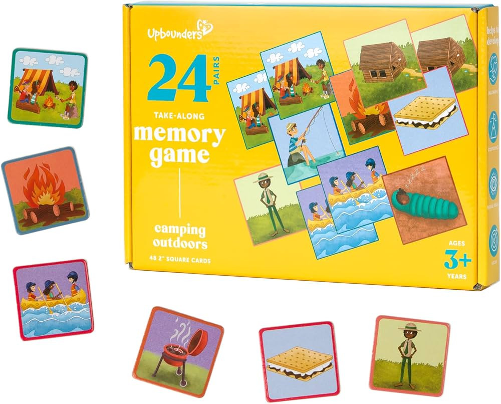 Upbounders Camping Outdoors Memory Match Beginner Board Game for Toddlers, Joyfully Diverse and I... | Amazon (US)