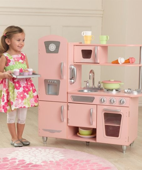KidKraft Pink Vintage Play Kitchen | Zulily