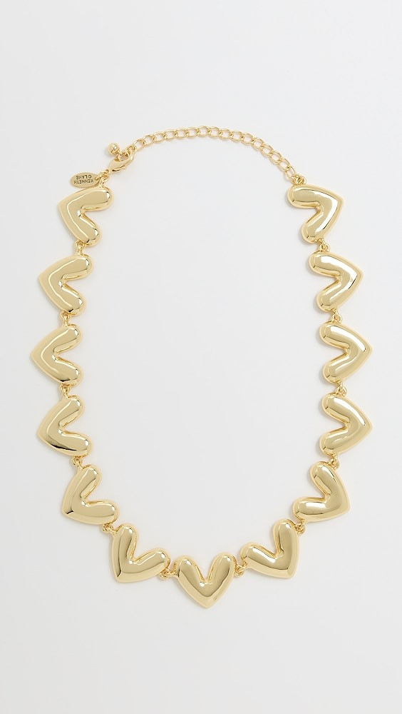 Kenneth Jay Lane Heart Lobster Claw Necklace | Shopbop | Shopbop
