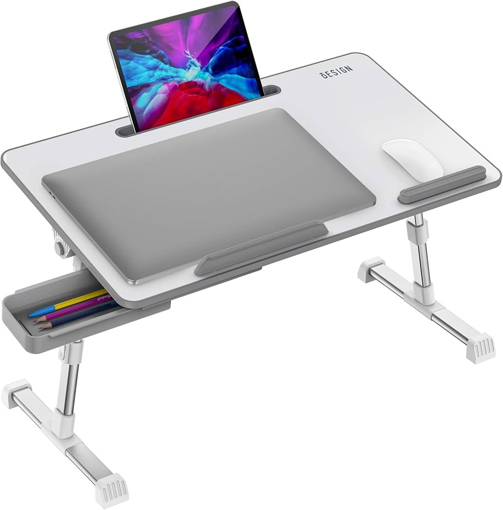Besign LT06 Pro Adjustable Laptop Table [Large Size], Portable Standing Bed Desk, Foldable Sofa B... | Amazon (US)