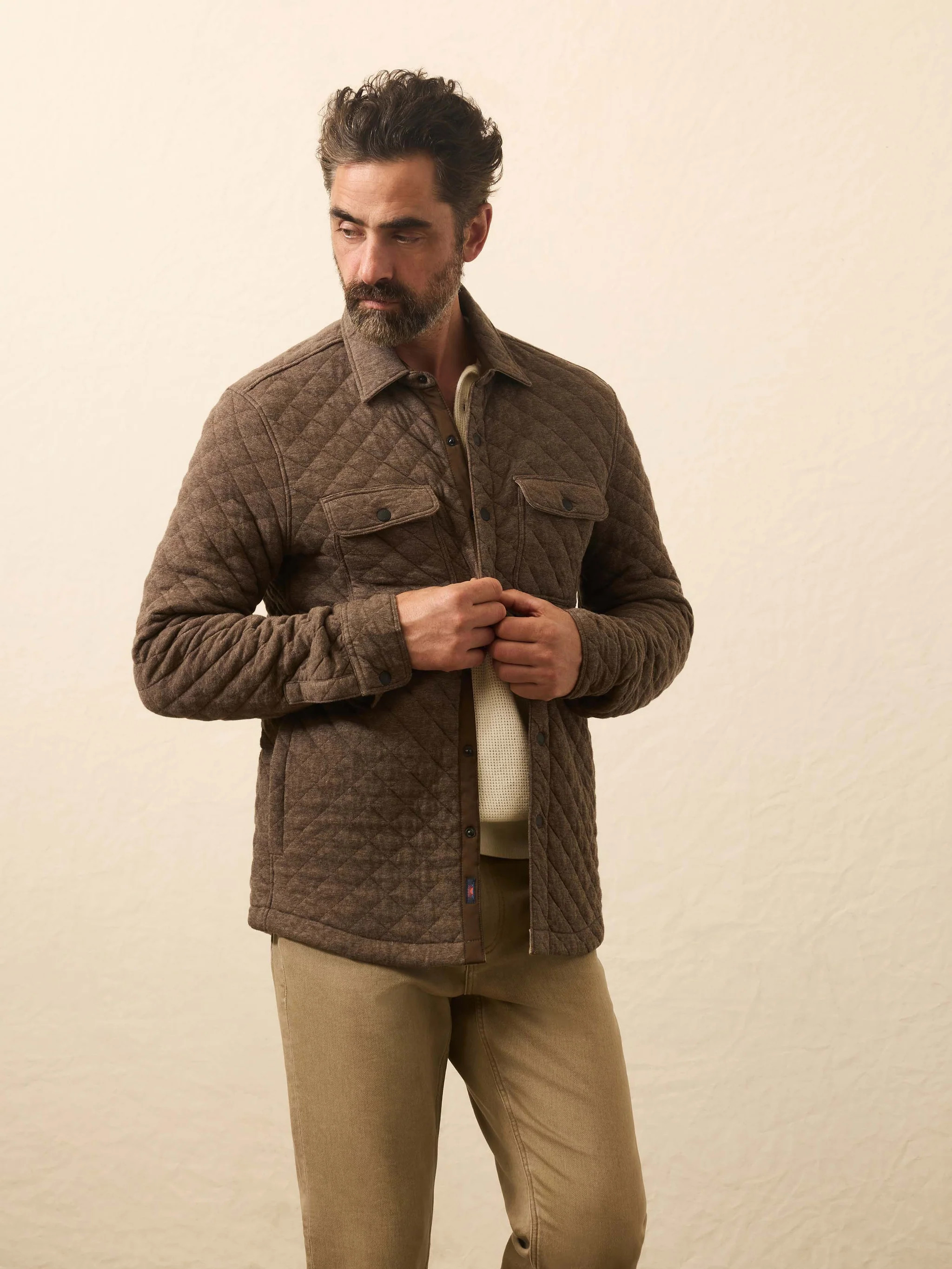 Epic Quilted Fleece CPO - Mountain Branch Heather | Faherty