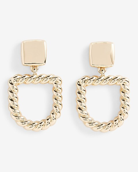 Twist Doorknocker Earrings | Express
