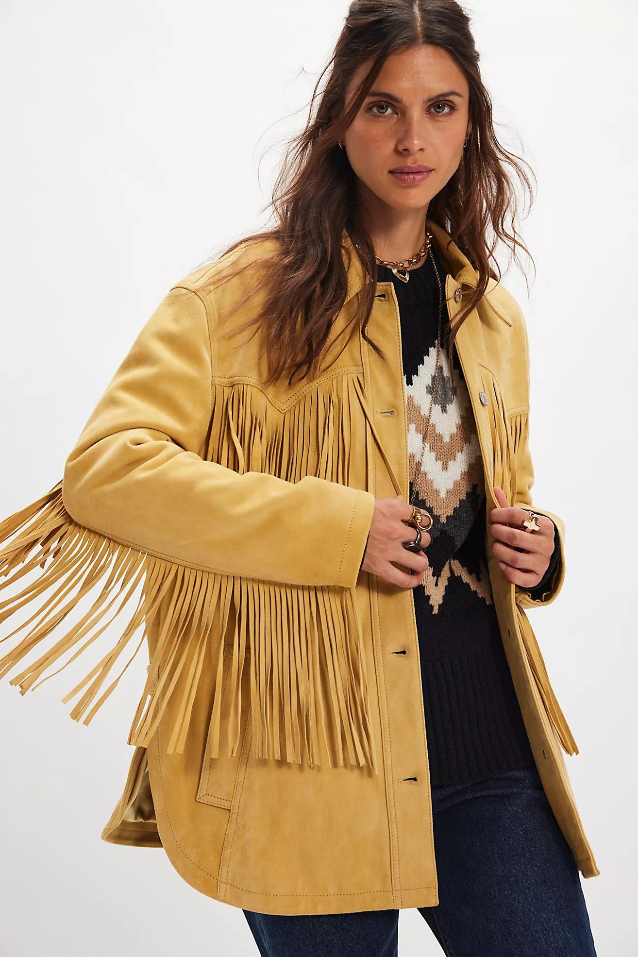 We The Free Fringe Out Suede Jacket | Free People (Global - UK&FR Excluded)