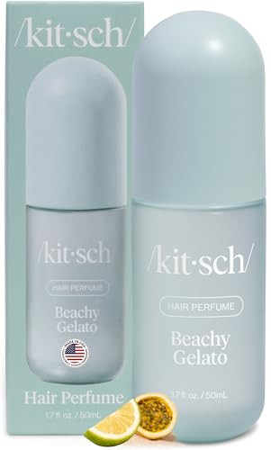 Kitsch Hair Perfume for Women- Beachy Gelato | Clean, Deodorizing & Patented Odor-Eliminating Technology Hair Spray & Body Mist- Freshen Hair, Body & Pillows- Tropical Citrus, Vanilla Bean Scent- 50mL | Amazon (US)