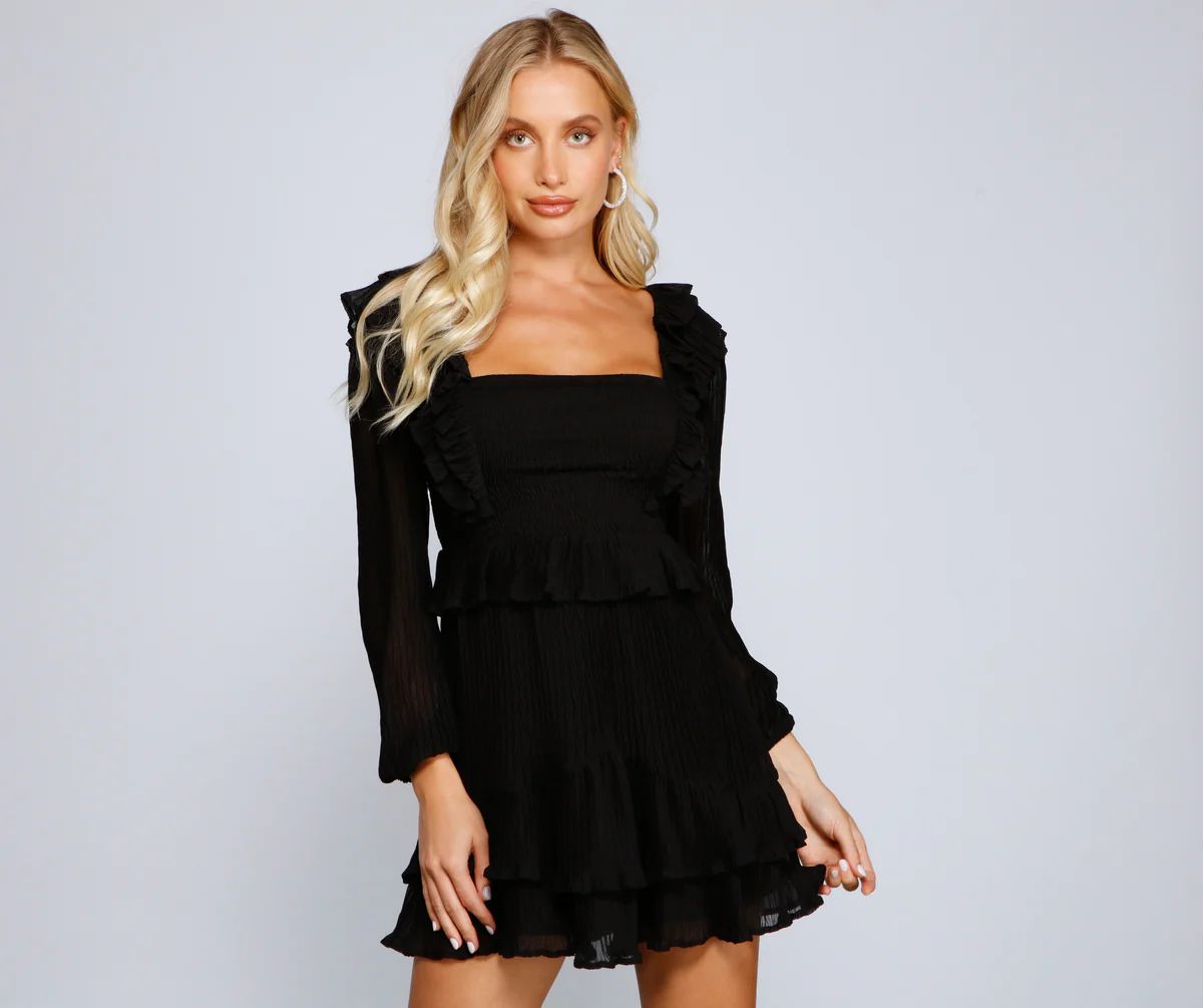Everyday Chic Ruffled Mini Dress | Windsor Stores