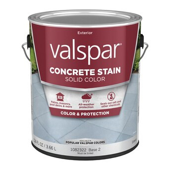 Valspar Base 2 Water-based Flat Concentrate Concrete Stain and Sealer (1-Gallon) | Lowe's