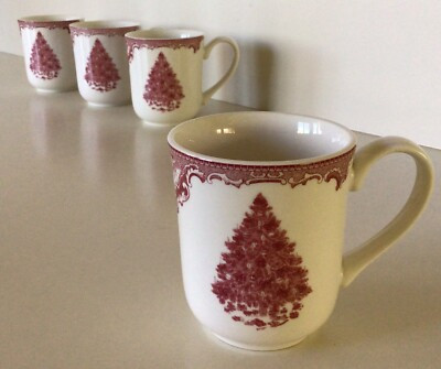 JOHNSON BROTHERS ~ Old Britain Castles ~ Set Of Four 8 Oz. Christmas Mugs   | eBay | eBay US