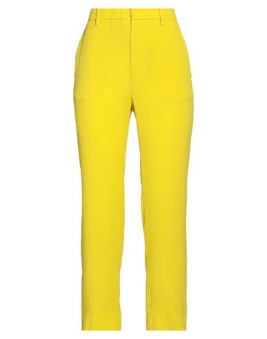 N°21 Woman Pants Yellow Size 6 Acetate, Silk | YOOX (US)