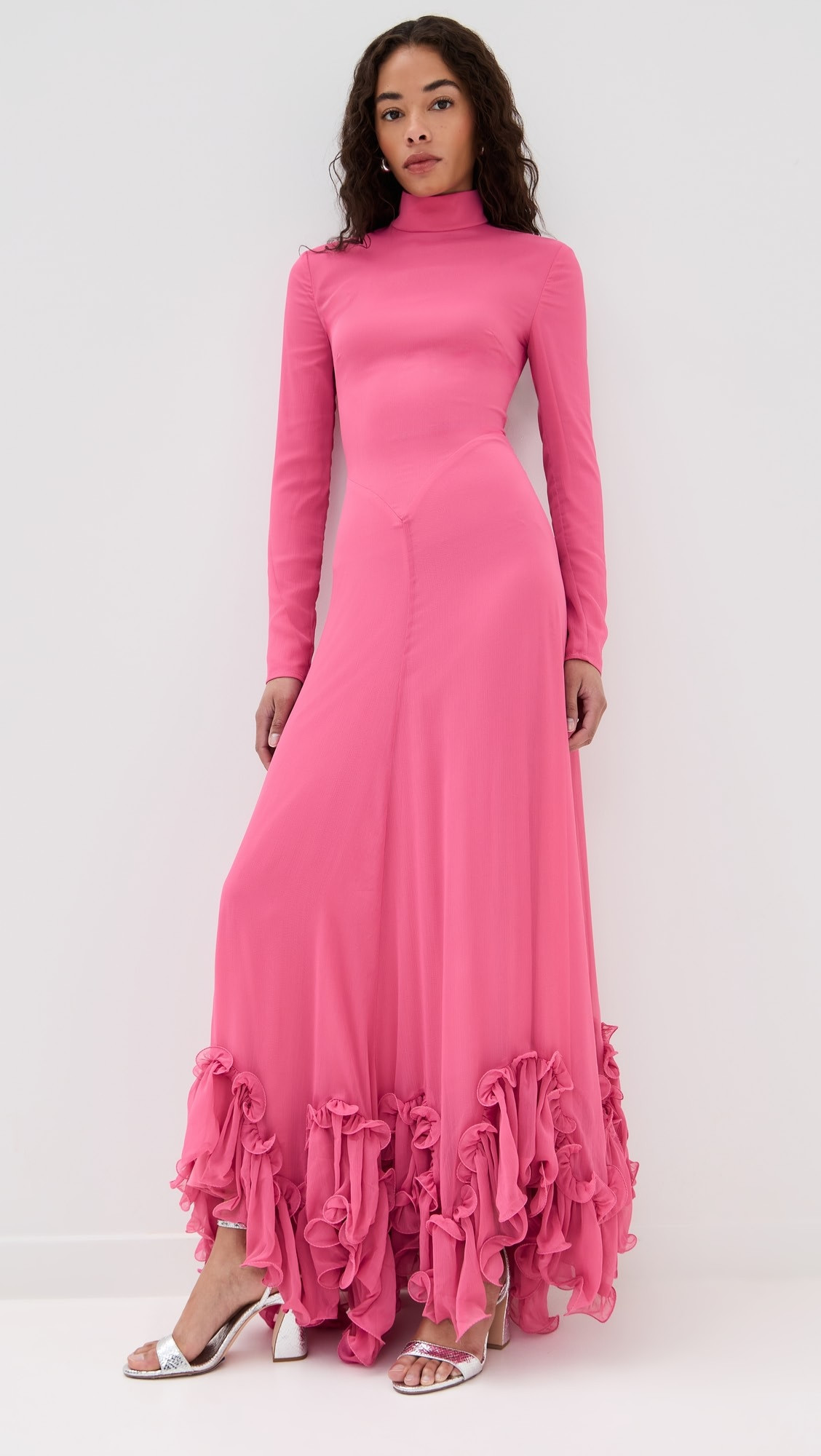 ROTATE Chiffon Maxi Ruffle Dress | Shopbop | Shopbop