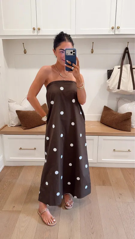 Obsessed with this polka dot maxi dress!! Wearing a size small!

summer dresses, summer outfits, polka dots, vacation outfits beach, katy roach, livngmybeststyle 

 #LTKootd #LTKSeasonal #LTKPetite