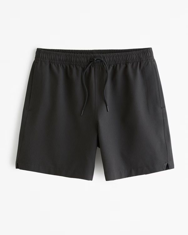 Pull-On Seersucker Swim Trunk | Abercrombie & Fitch (US)