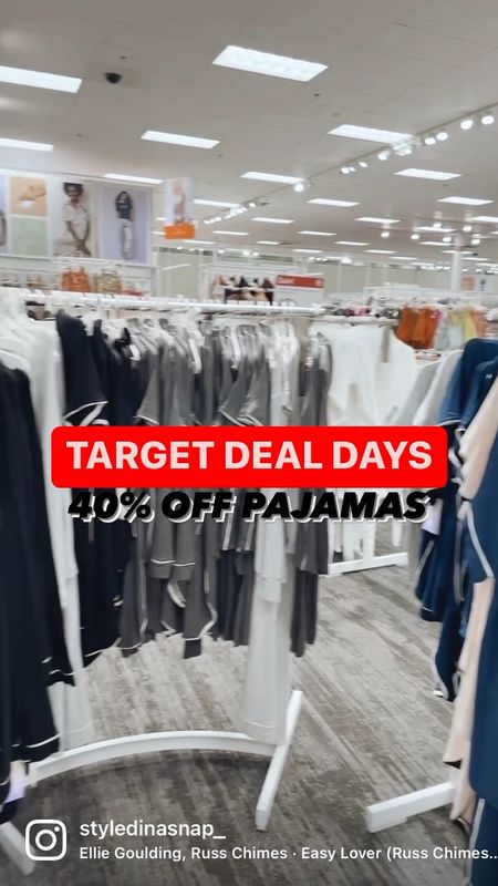 TARGET DEAL DAYS | Target | 40% off Pajamas though Saturday 10/8

#LTKsalealert #LTKSeasonal