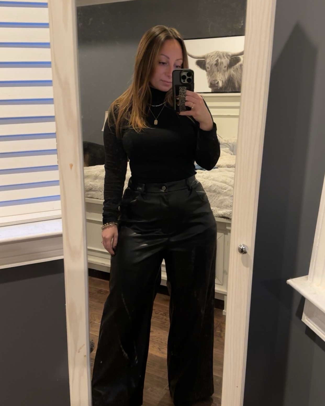 Switching up the work fit today with these leather pants and boots!

#LTKMidsize #LTKootd #LTKFindsUnder50