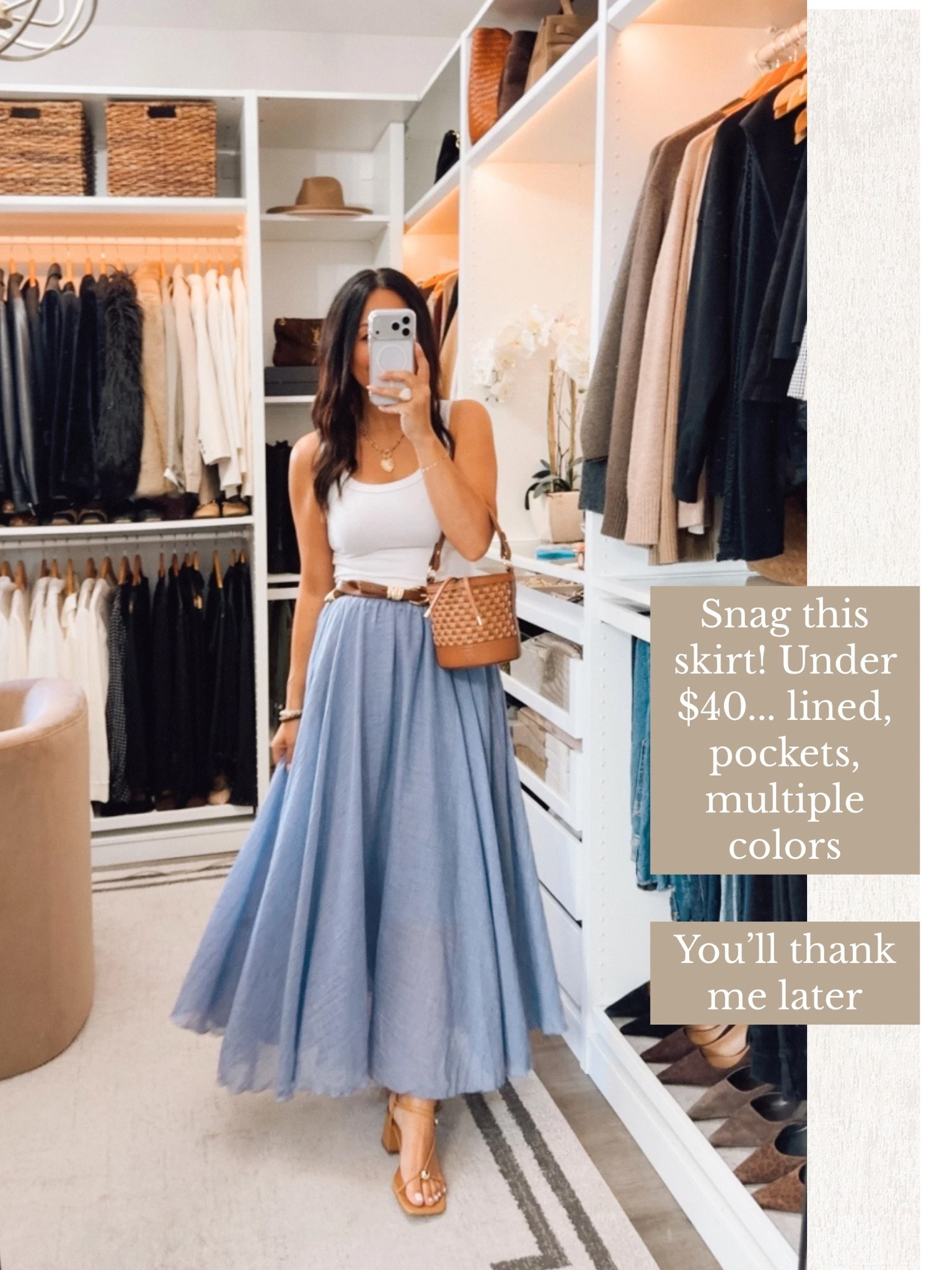Skirt is TTS- under $40⭐️

#LTKootd #LTKSeasonal #LTKOver40
