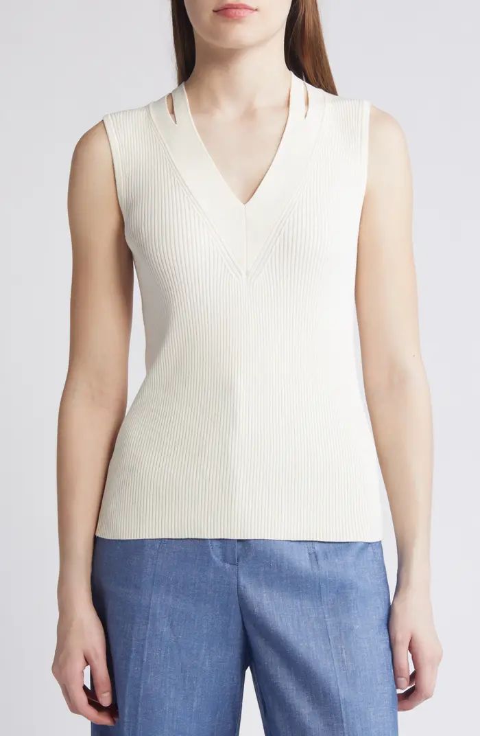 BOSS Fality Cutout Sleeveless Sweater | Nordstrom | Nordstrom