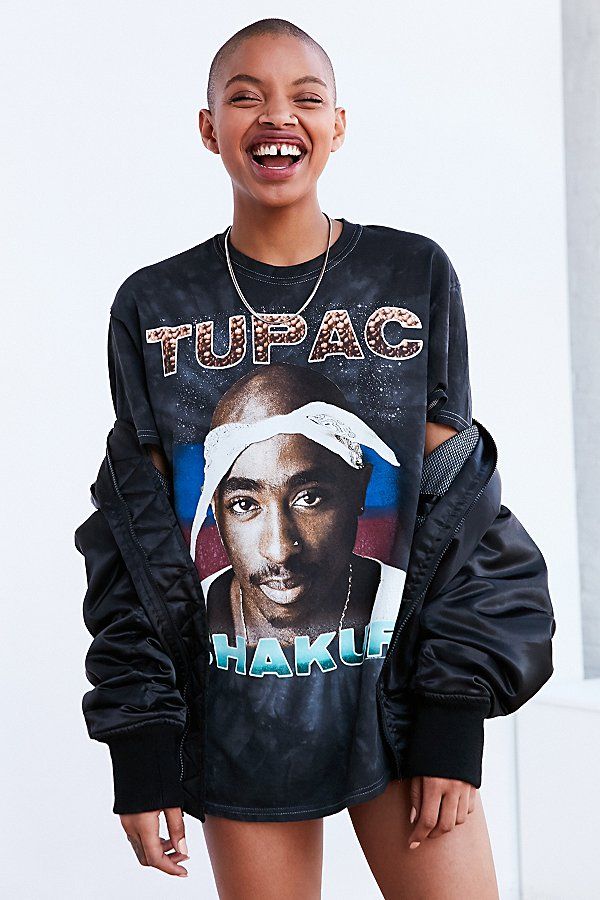 Tupac Tie-Dye Tee | Urban Outfitters US