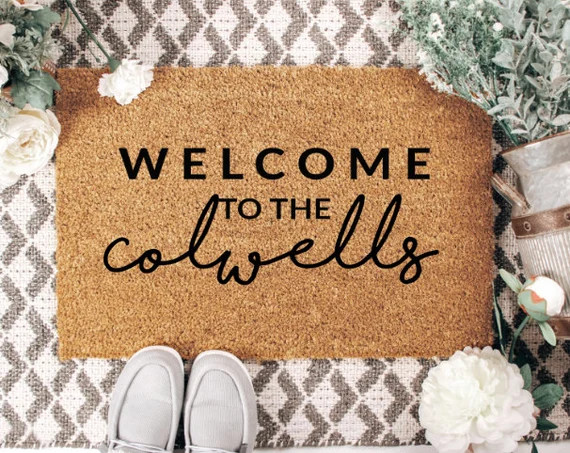 Welcome Doormat Personalized Doormat Newlywed Gifts | Etsy | Etsy (US)