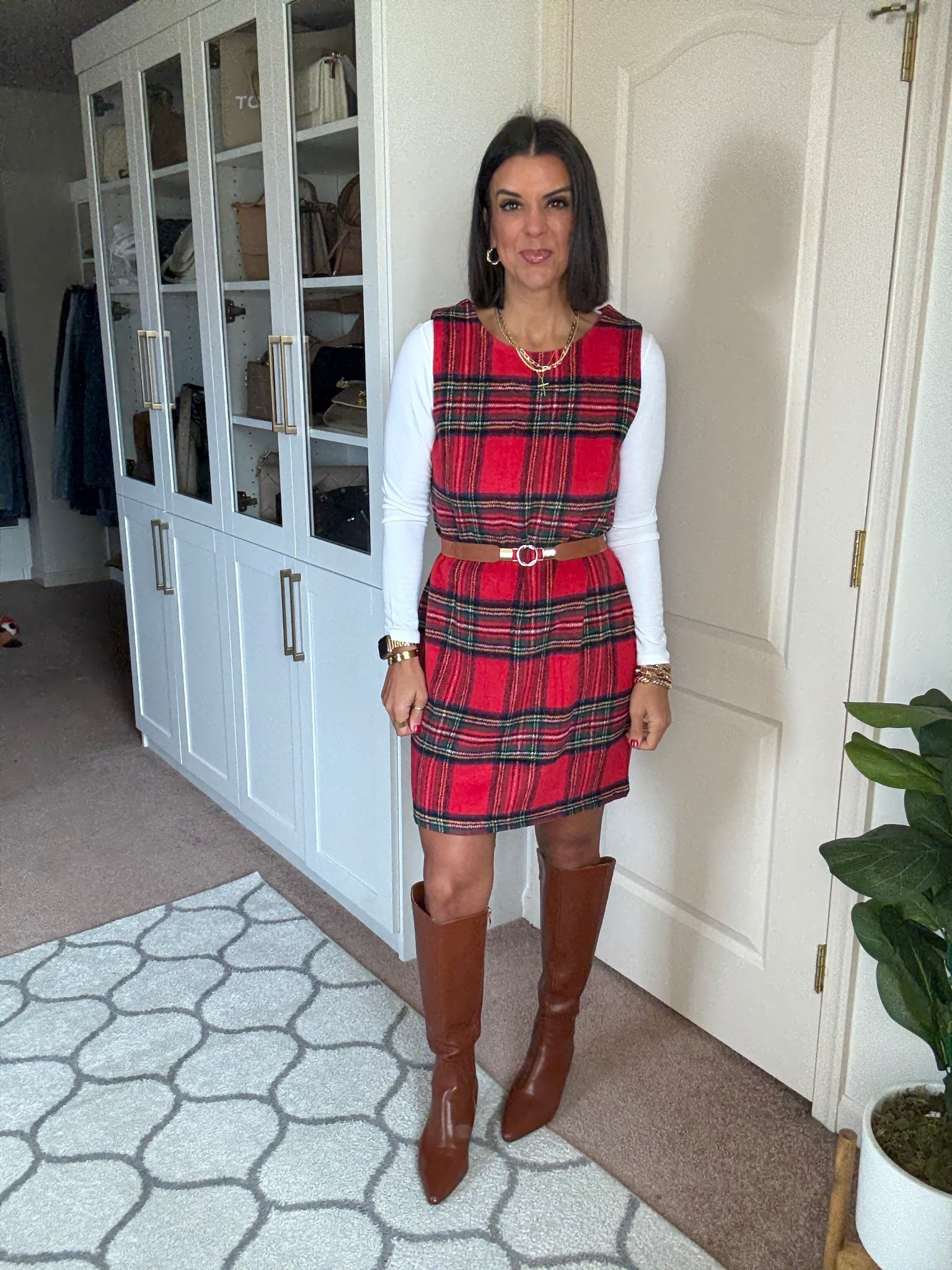 Size small in dress and long sleeve tee boots tts

#LTKFindsUnder100 #LTKHoliday #LTKSeasonal