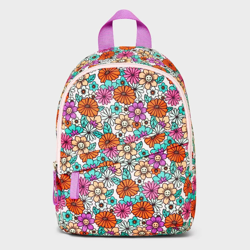 Girls' 11" Mini Backpack with Diagonal Zipper - Cat & Jack™ | Target
