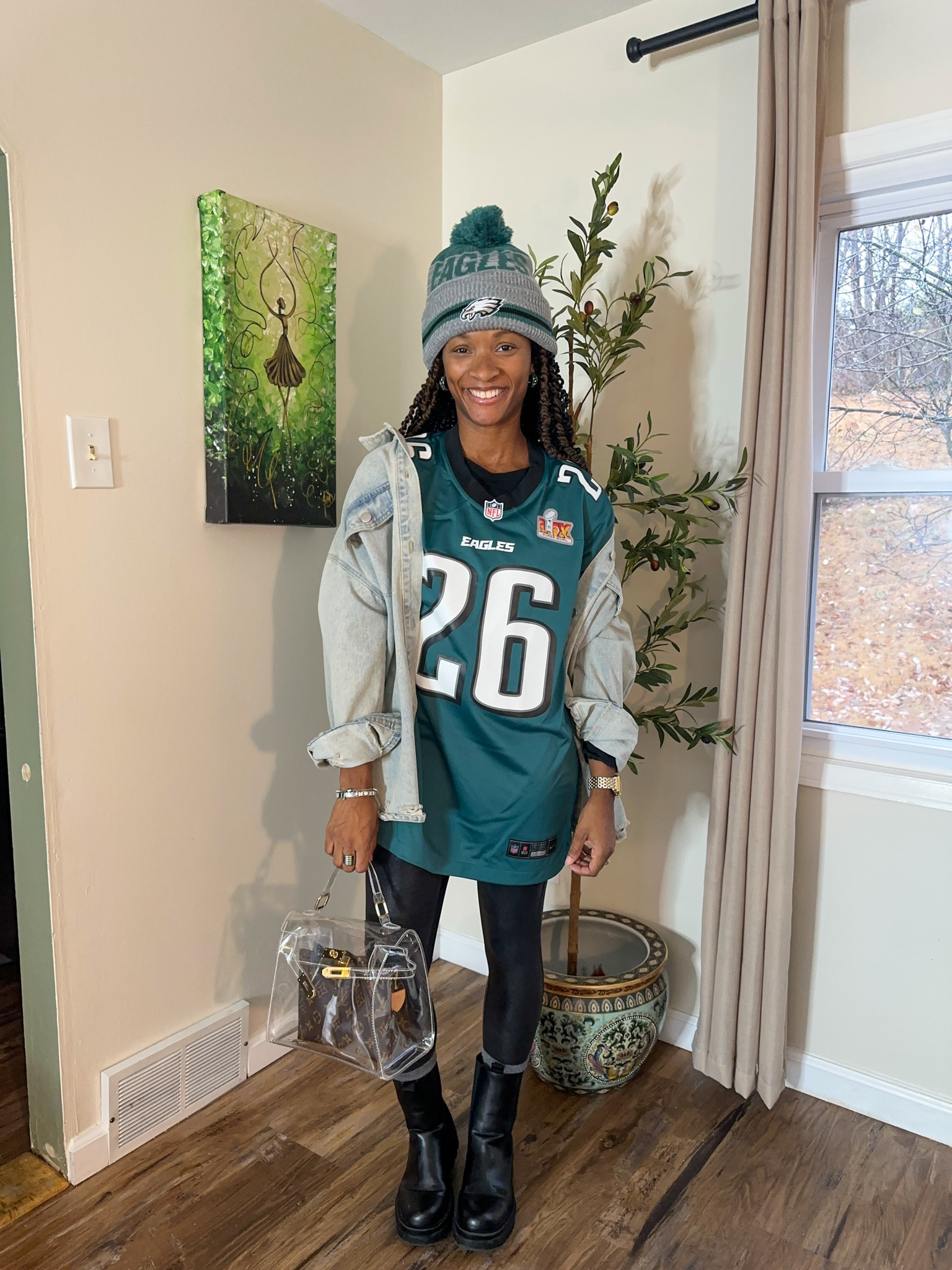 Super Bowl outfit idea