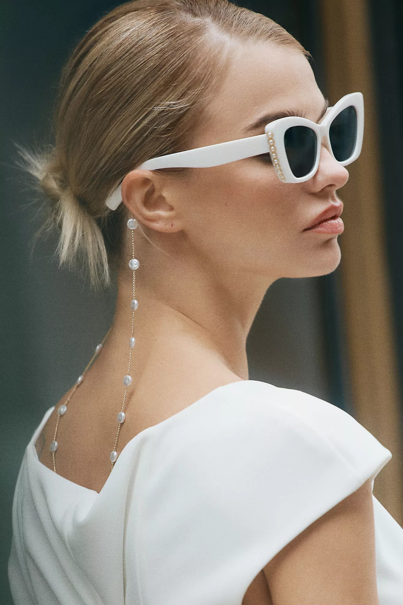 Ettika Mermaid Coin Pearls Eyeglass Chain | Anthropologie (US)