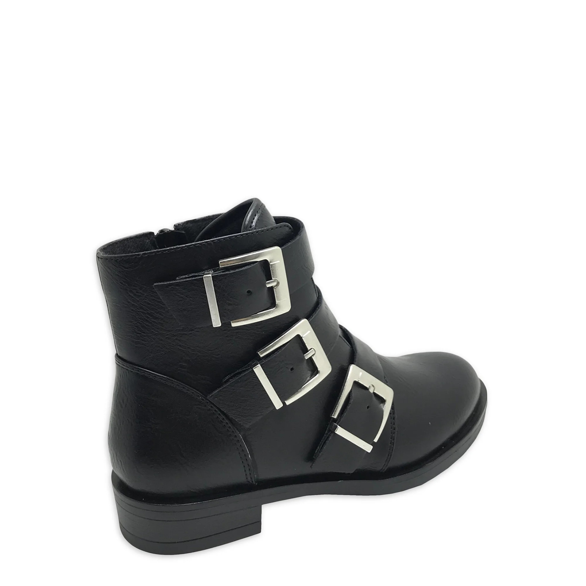 Time and Tru Three Buckle Bootie (Women's) | Walmart (US)