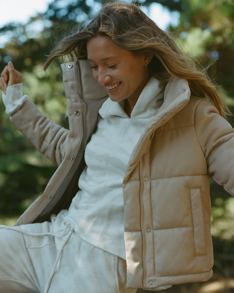Vegan Leather Mini Puffer | Abercrombie & Fitch (US)