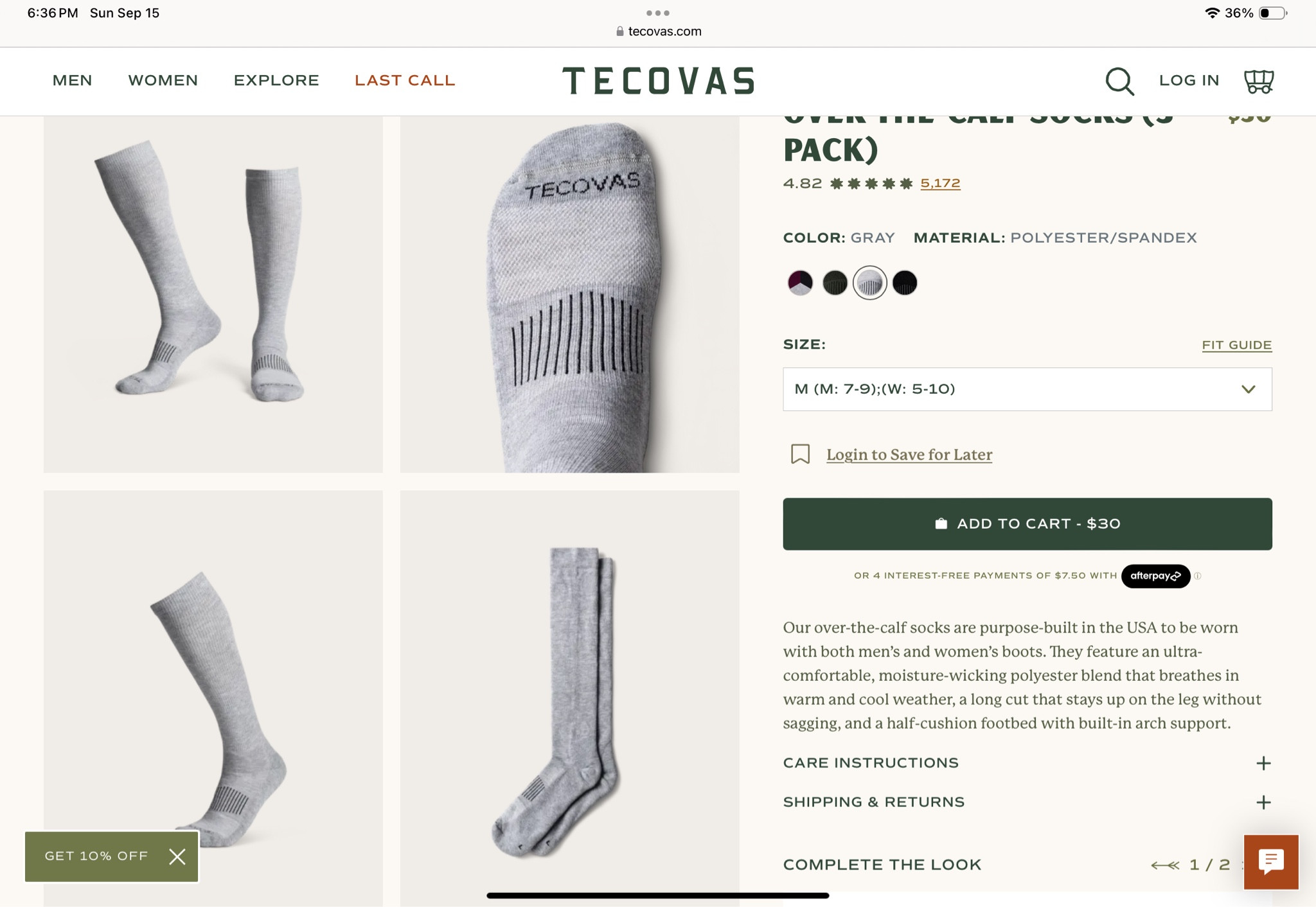 If you have a boot lover in your life, he or she needs these!  My husband wears boots every day and this are now the only socks he will wear them - they are comfortable and most importantly, they will NOT ride down!

#LTKFindsUnder50 #LTKWorkwear #LTKMens