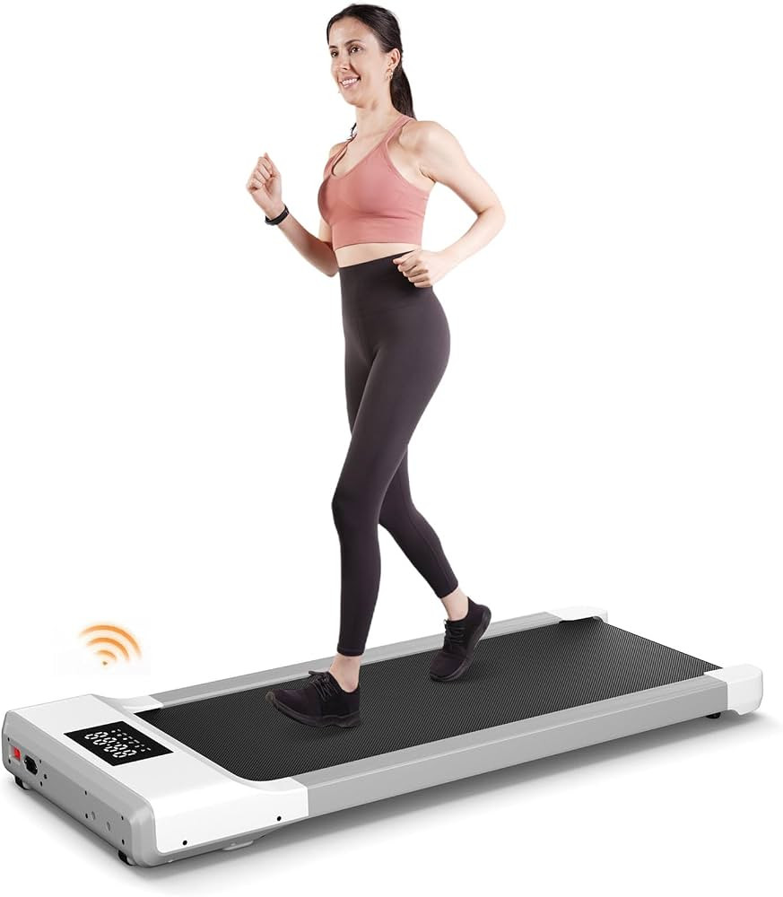 DeerRun 2024 Upgrade Walking Pad, Smart Under Desk Treadmill for Home Office, No-Assembly Treadmi... | Amazon (US)