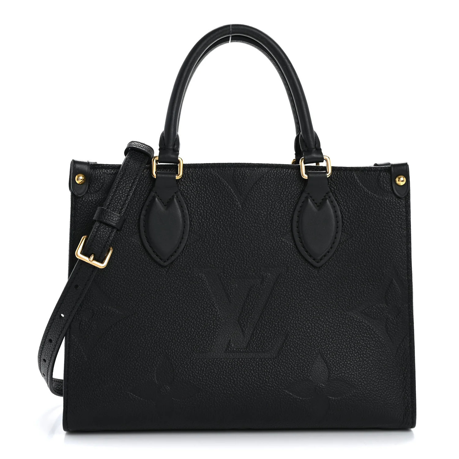 Empreinte Monogram Giant Onthego PM Black | FASHIONPHILE (US)