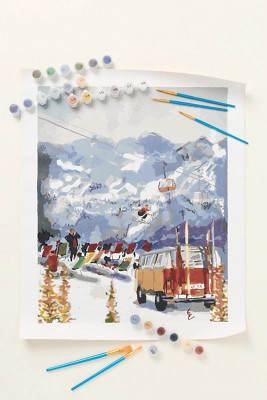 Paint Anywhere Christmas Holiday Paint Kit | Anthropologie (US)