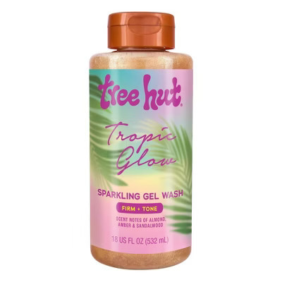 Tree Hut Tropic Glow Foaming Gel Body Wash - 18 fl oz: Paraben-Free, Sodium Lauryl/Laureth Sulfate-Free, Softening | Target
