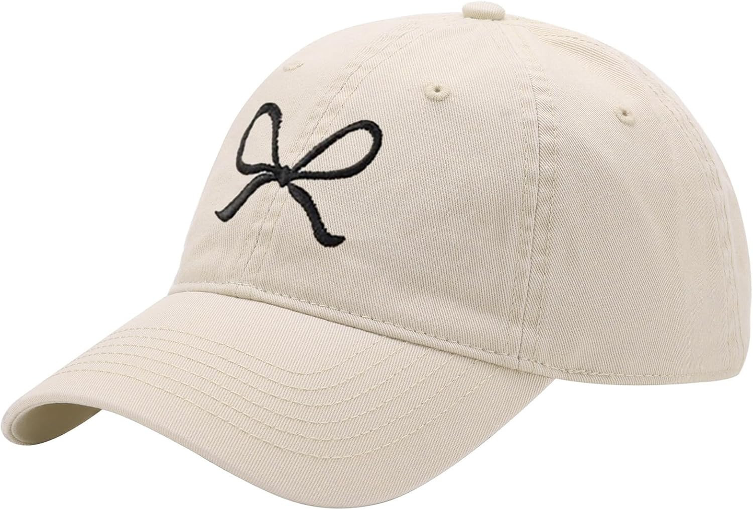 Women Bow Embroidery Baseball Cap Adjustable Outdoor Mom Sun Hat | Amazon (US)