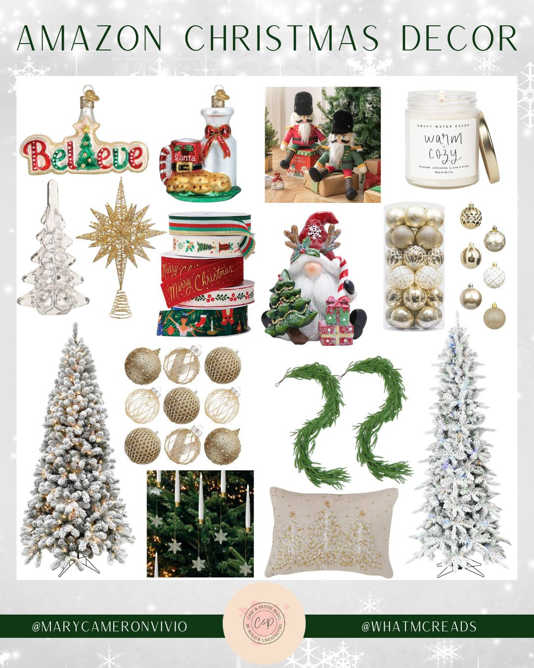 Amazon Christmas Decor 🎄

Christmas Decor // Outdoor Decor // Outside Decorations // Holiday Home // Home Decor // Hostess Gifts // Christmas Tree // Santa // Christmas Ornaments // Christmas Ribbon // Christmas Garland

#LTKFindsUnder50 #LTKFindsUnder100 #LTKSeasonal